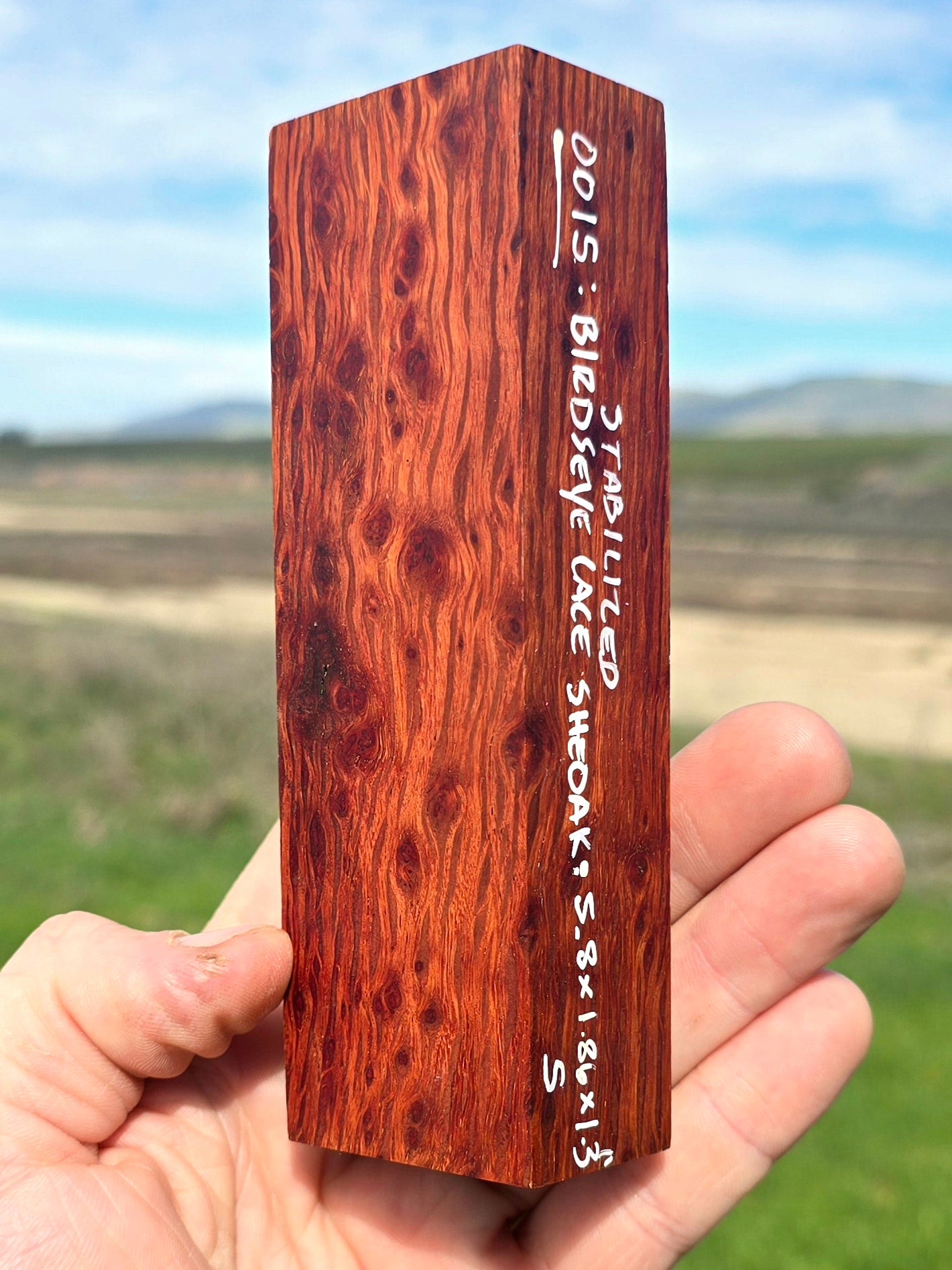 Birdseye Lace Sheoak blank